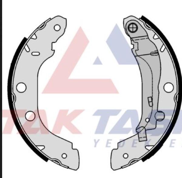 FREN PABUC BALATA ARKA RENAULT KANGOO (KC0/1) 1.5 DCI LEVYELI 228X42 mm 1998-2008/ KANGOO 1.9 DTI- 1998-2008/ KANGOO 1.4i 1998-2008