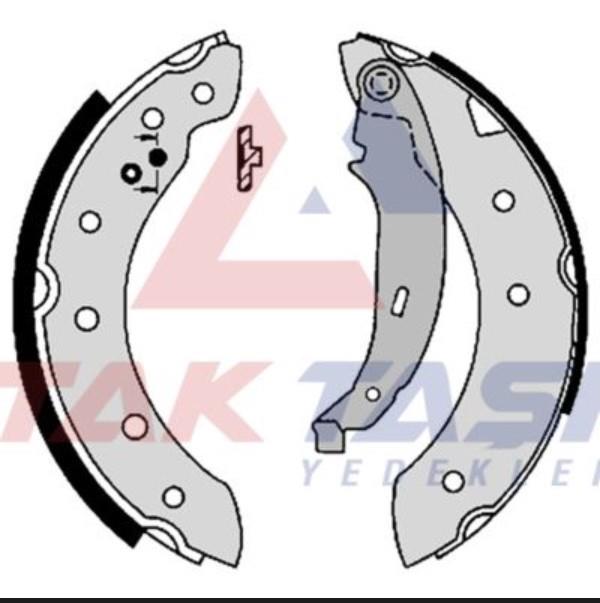 FREN PABUC BALATA ARKA RENAULT THALIA 1.5 DCI LEVYELI 203X38 mm 1998-2008/LAGUNA I 2.0i 1993-2001/SYMBOL II 1.5 DCI- 2008-2012/206 1.4 HDI- 1998-2006/CLIO II 1.5 DCI- 1998-2005