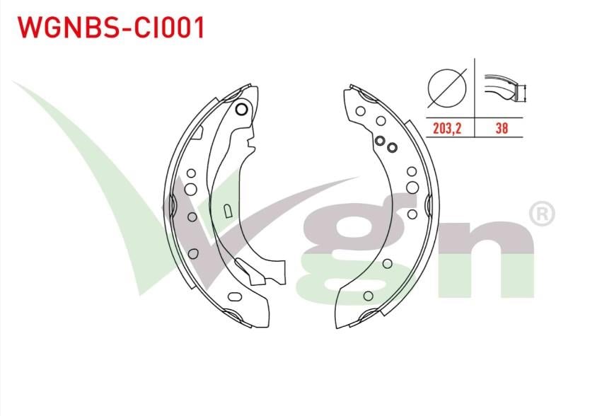 FREN PABUC BALATA ARKA SYMBOL II 1.5 DCI LEVYELI 203,2X38 mm 2008-2012/C3 1.4 HDI 2002-2009/LOGAN 1.5 DCI 2004-2012/206 1.4 HDI 1998-2006/LAGUNA I 1.9 DTI 1993-2001/TWINGO 1.2 1993-2007