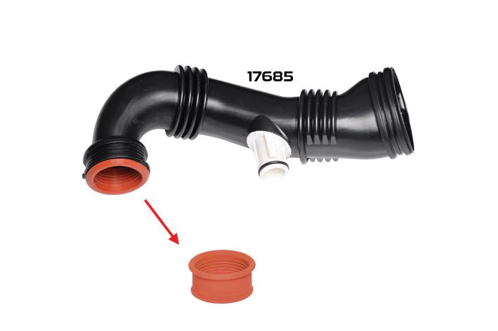 HAVA FİLTRE BORUSU CONTASI MINI COOPER R55 1.6 D. MINI COOPER R56 1.6 D. PEUGEOT PARTNER TEPEE / PARTNER II 1.6 HDI 1434.C8