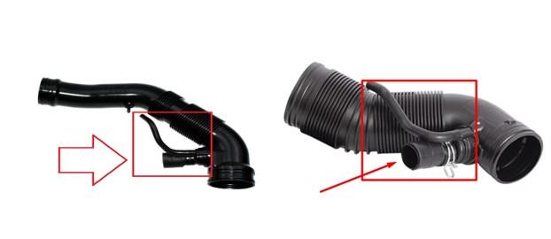 HAVA FİLTRE HORTUMUNUN ARA BORUSU GOLF 4 5 BORA JETTA CADDY A3 OCTAVİA 1.6 1.9