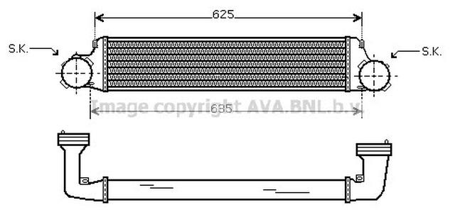 İNTERKOL RADYATÖRÜ 318D-320D-330D  E46-83 M47/N-M57/N 2003-05