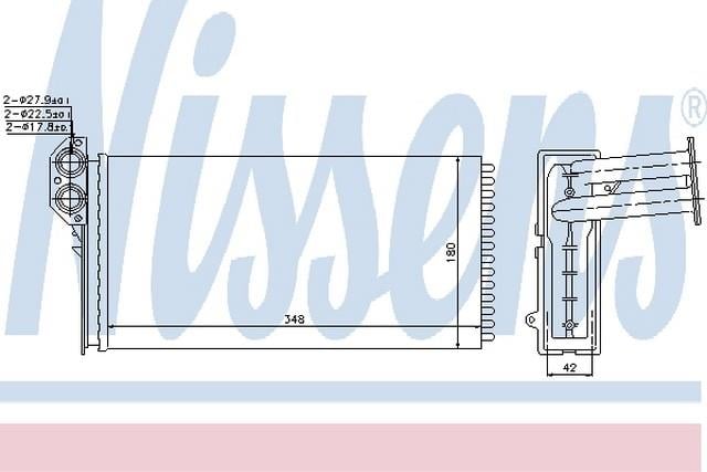 KALORİFER RADYATÖRÜ ANJ  LT 35 SPRİNTER 2.5 TDİ  A0028358901