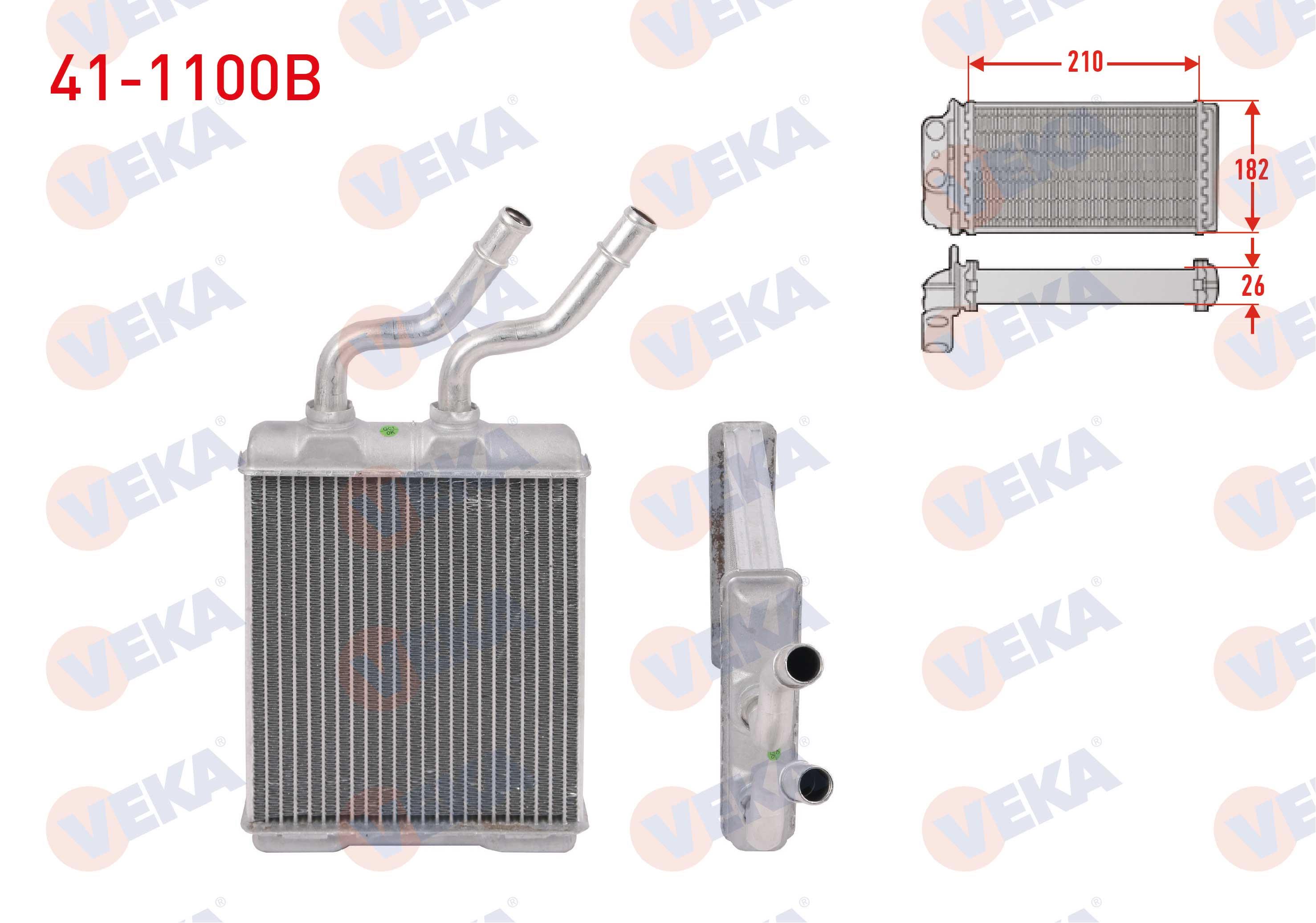 KALORIFER RADYATORU BRAZING ALFA ROMEO 147 (937) 1.6 - 2.0 TS 2001-2010/ 156 (932) 1.6 TS - 1.8 TS - 1.9 JTD - 2.0 JTS - 2.4 JTD 1997-2005/ GT (937) 2.0 JTS 2003-2010