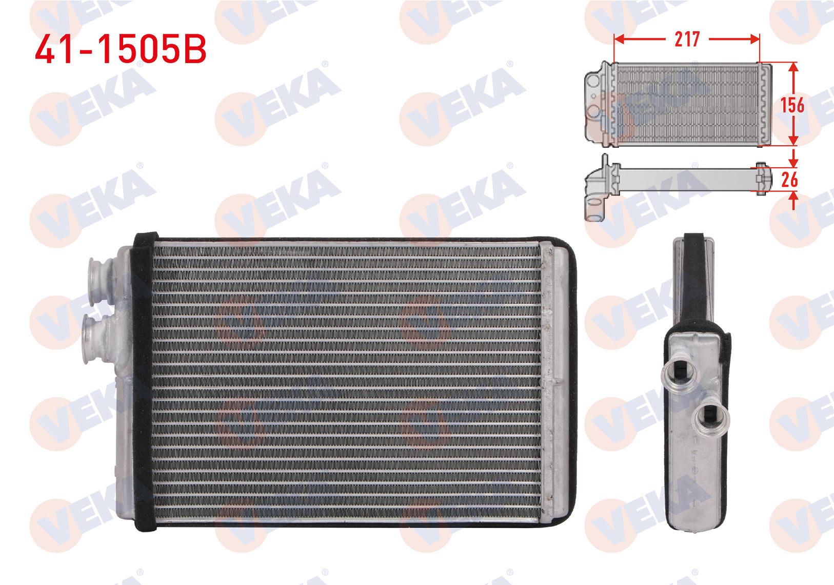 KALORIFER RADYATORU BRAZING CITROEN BERLINGO 1.6 BLUEHDI 14-/ C4 PICASSO 1.6 HDI 07-13/ C5 III 1.6 HDI - 2.0 HDI 2008-/ 407 1.6 HDI 04-10/ PARTNER 1.6 HDI 2010-