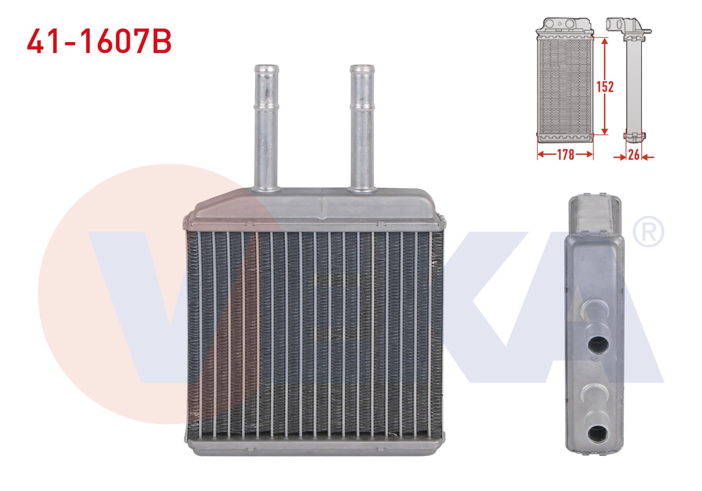 KALORIFER RADYATORU BRAZING DAEWOO MATIZ 0.8i 2005-2010