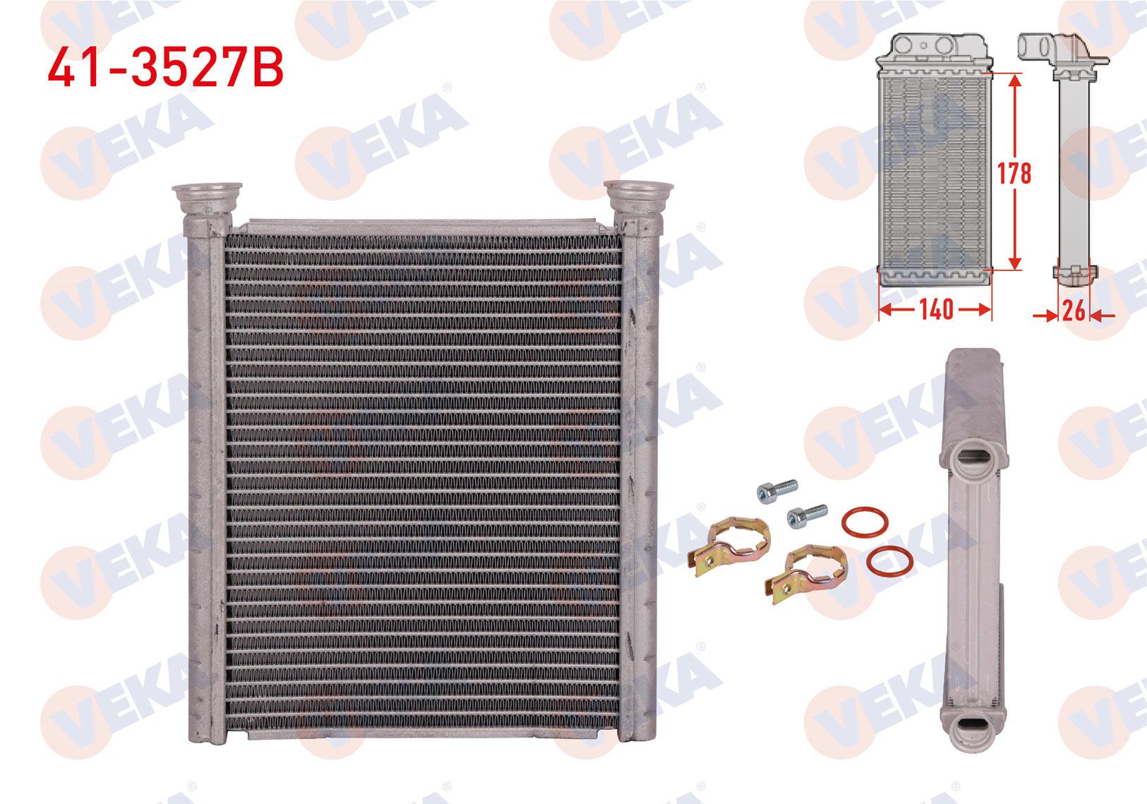KALORIFER RADYATORU BRAZING RENAULT CLIO V 1.0 TCe - 1.0 SCe - 1.3 TCe - 1.5 BLUE DCI 2020-
