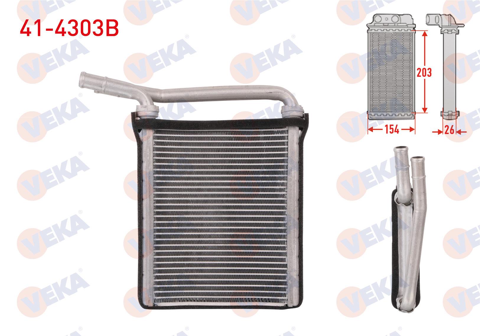 KALORIFER RADYATORU BRAZING TOYOTA COROLLA (E15_) 1.4 D-4D 2007-2012