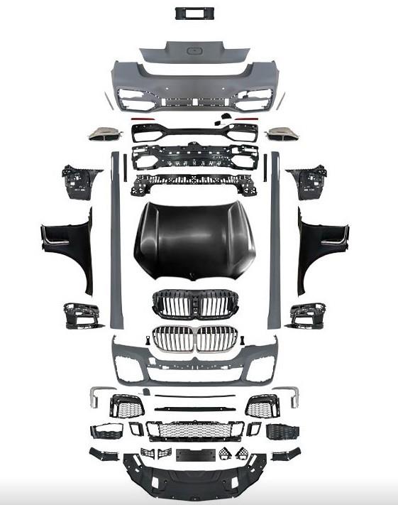 KOMPLE BODY KİT G11 [DONUSUM => G12] PDCLI:ARKA, 2B2-ÇıKıŞ, MRŞP-LI, PANJ-LU, EGZ.UÇLU, KAPUT/ÇAMURLUK