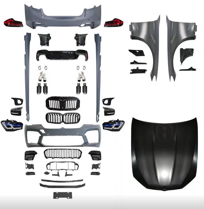 KOMPLE BODY KİT G30 PDCLI:ÖN/ARKA, 00-00-ÇıKıŞ, MRŞP-LI, PANJ-LU, EGZ.UÇLU, KAPUT/ÇAMURLUK, FAR/STOP, -///M5 (F90-LCI) STYLE- 2017-19