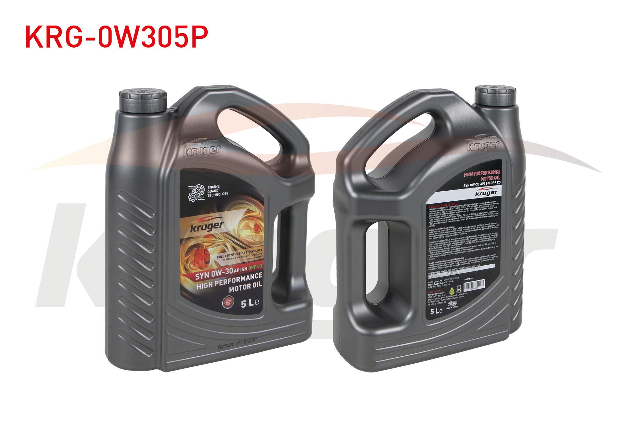 MOTOR YAGI 0W30 PARTIKULLU 5 LT API SN DPF C3 (2710.19.81.00.00)