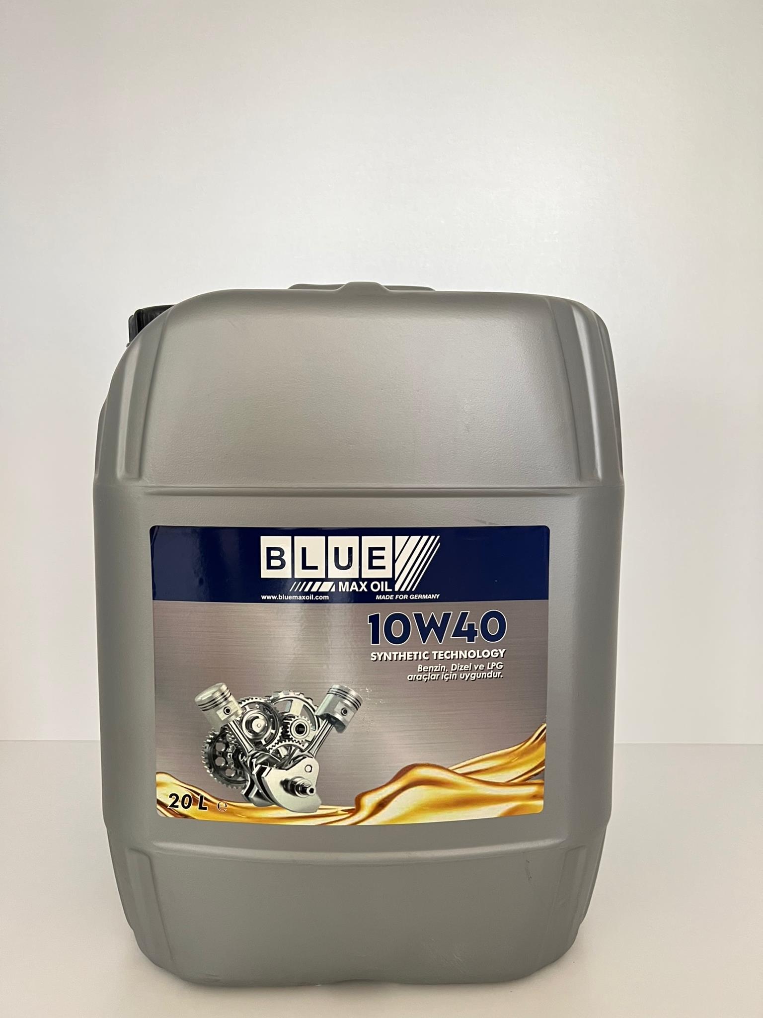 MOTOR YAĞI 10W40 20 LİTRE SENTETİK ( 1 PALETTE 48 ADET VAR )