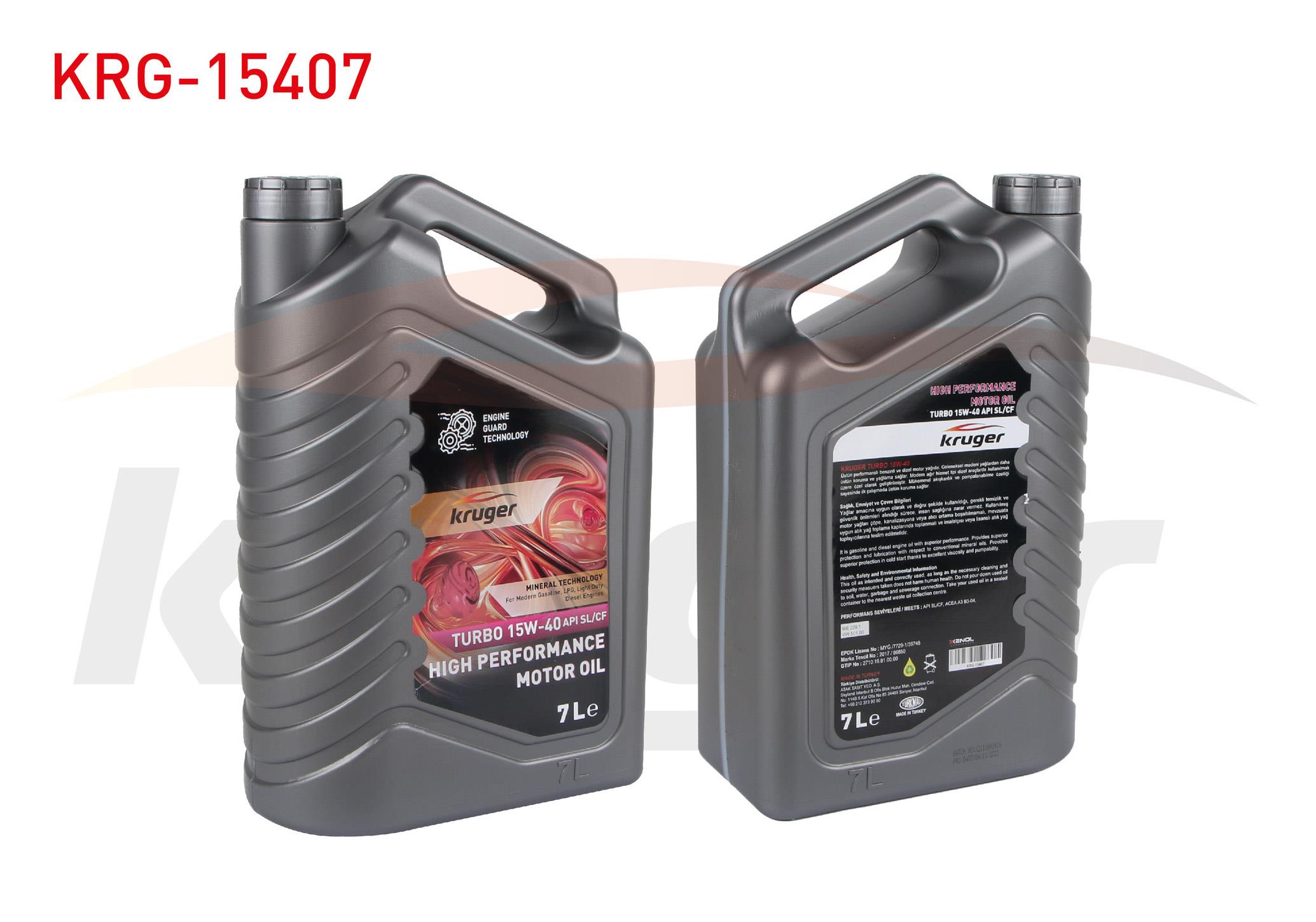 MOTOR YAGI 15W40 7 LT API SL/CF (2710.19.81.00.00)