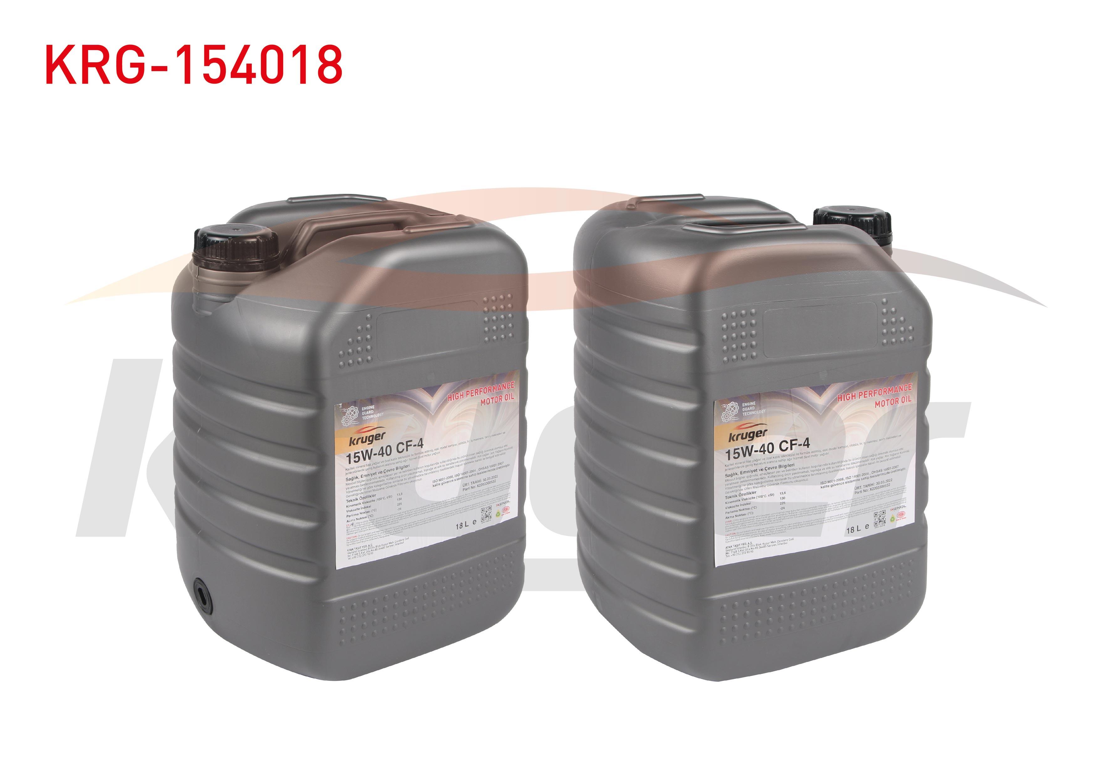 MOTOR YAGI 15W40 MINERAL 18 LT API CF4