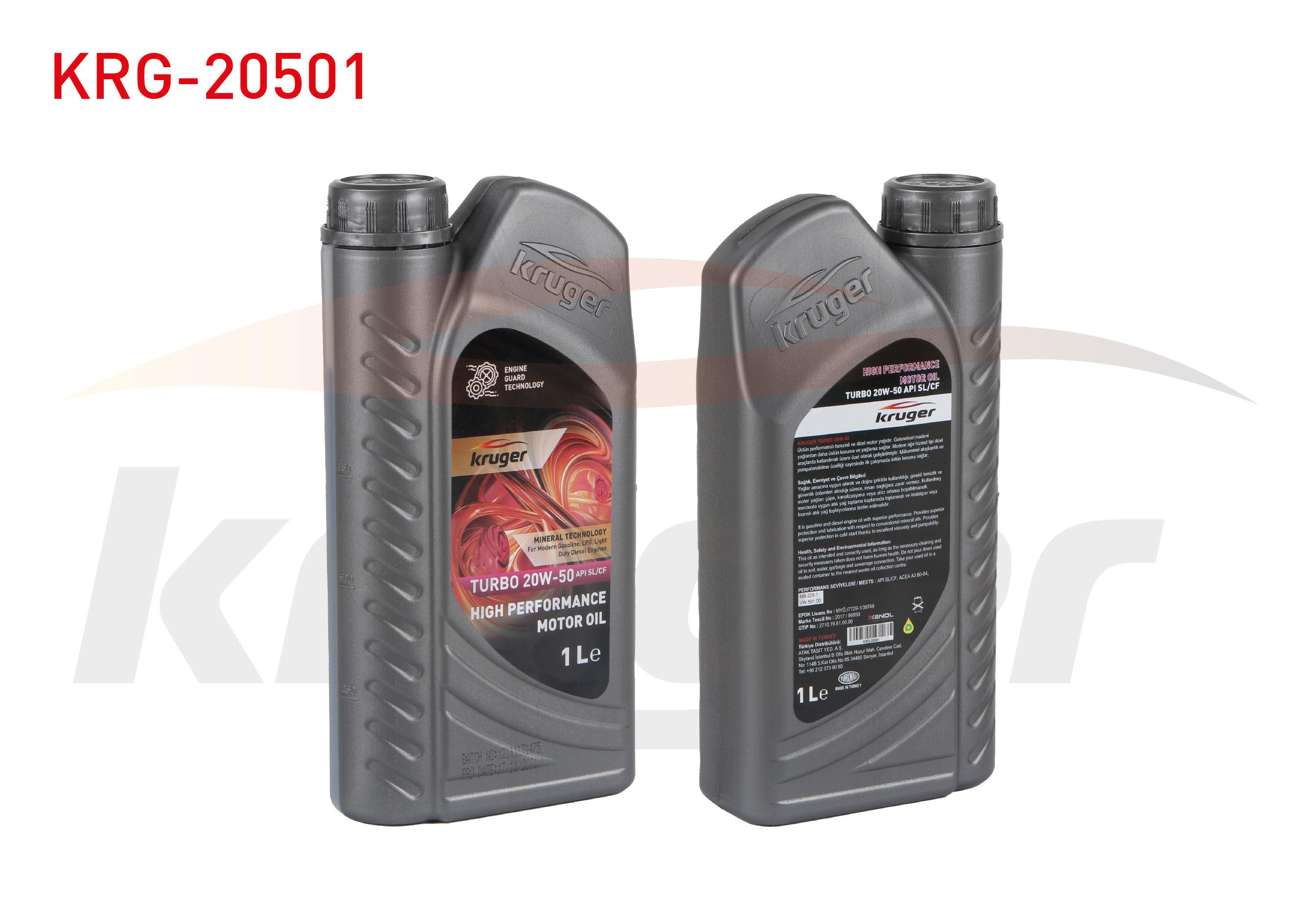 MOTOR YAGI 20W50 1 LT API SL/CF (2710.19.81.00.00)