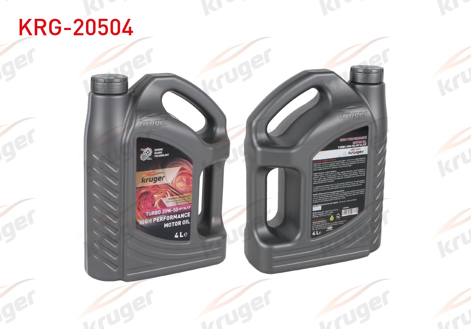 MOTOR YAGI 20W50 4 LT API SL/CF (2710.19.81.00.00)