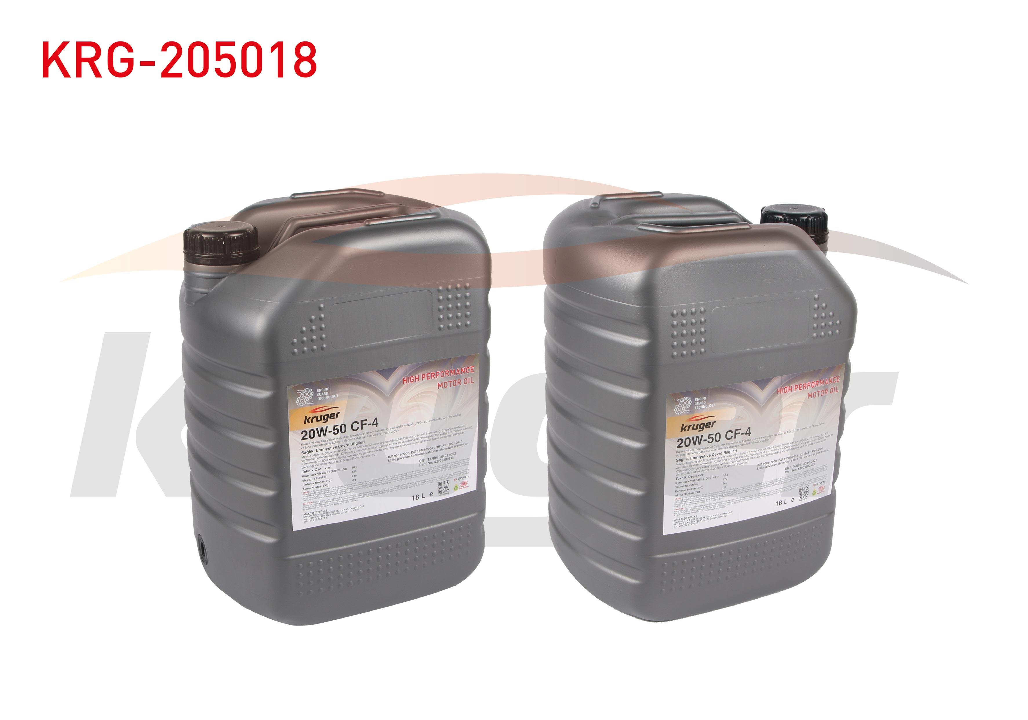 MOTOR YAGI 20W50 MINERAL 18 LT API CF4