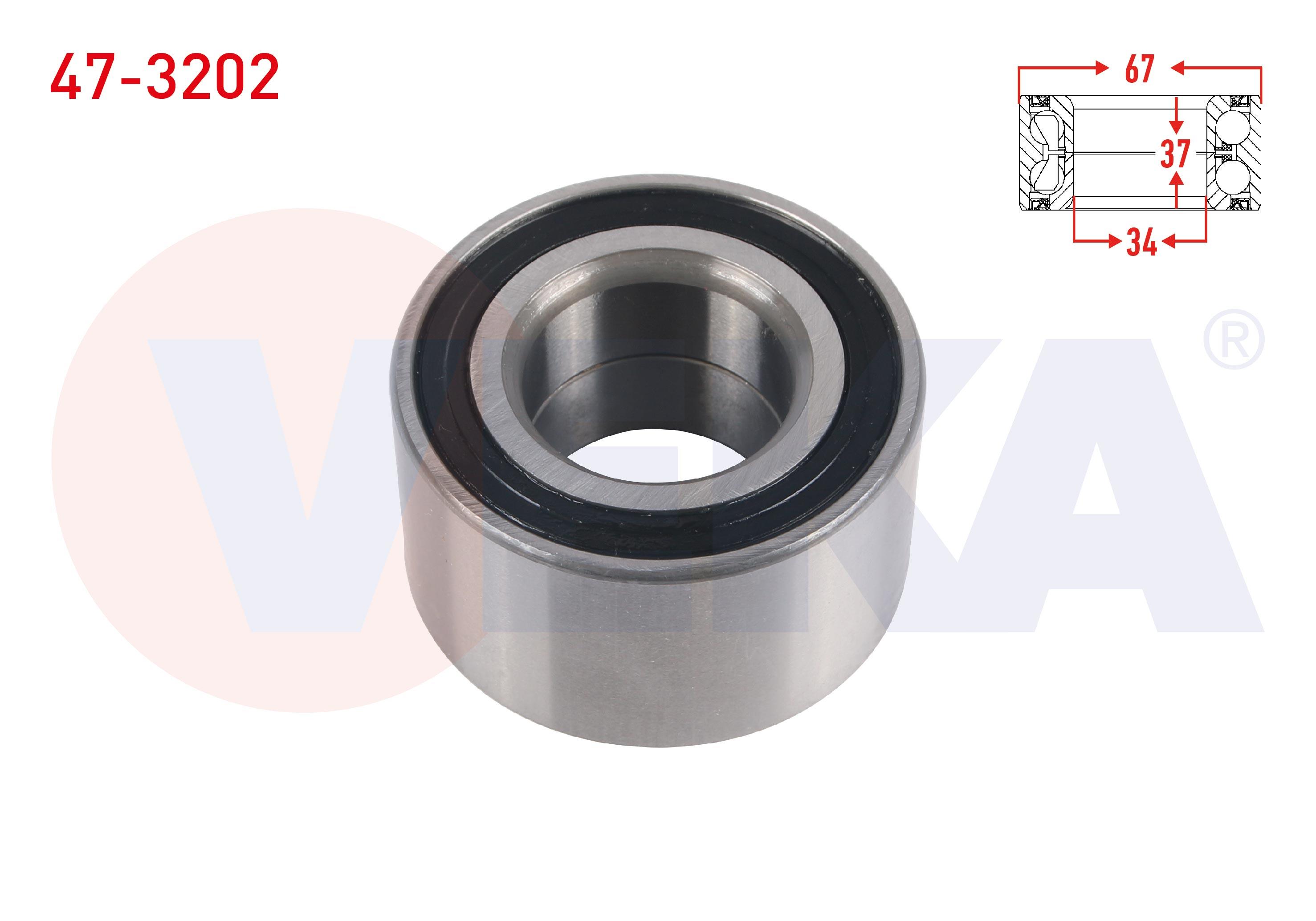 ON TEKERLEK RULMANI SOL-SAG OPEL CORSA C 1.3 CDTI 34X67X37 2000-2006 328980 12796081