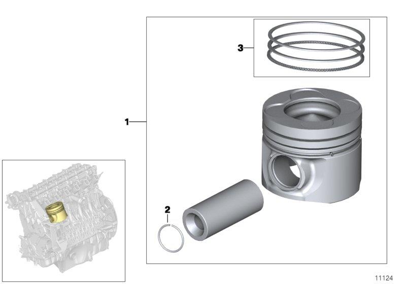 PİSTON E46-53-60-65D 84.5O MM EURO3 M47N-M57N