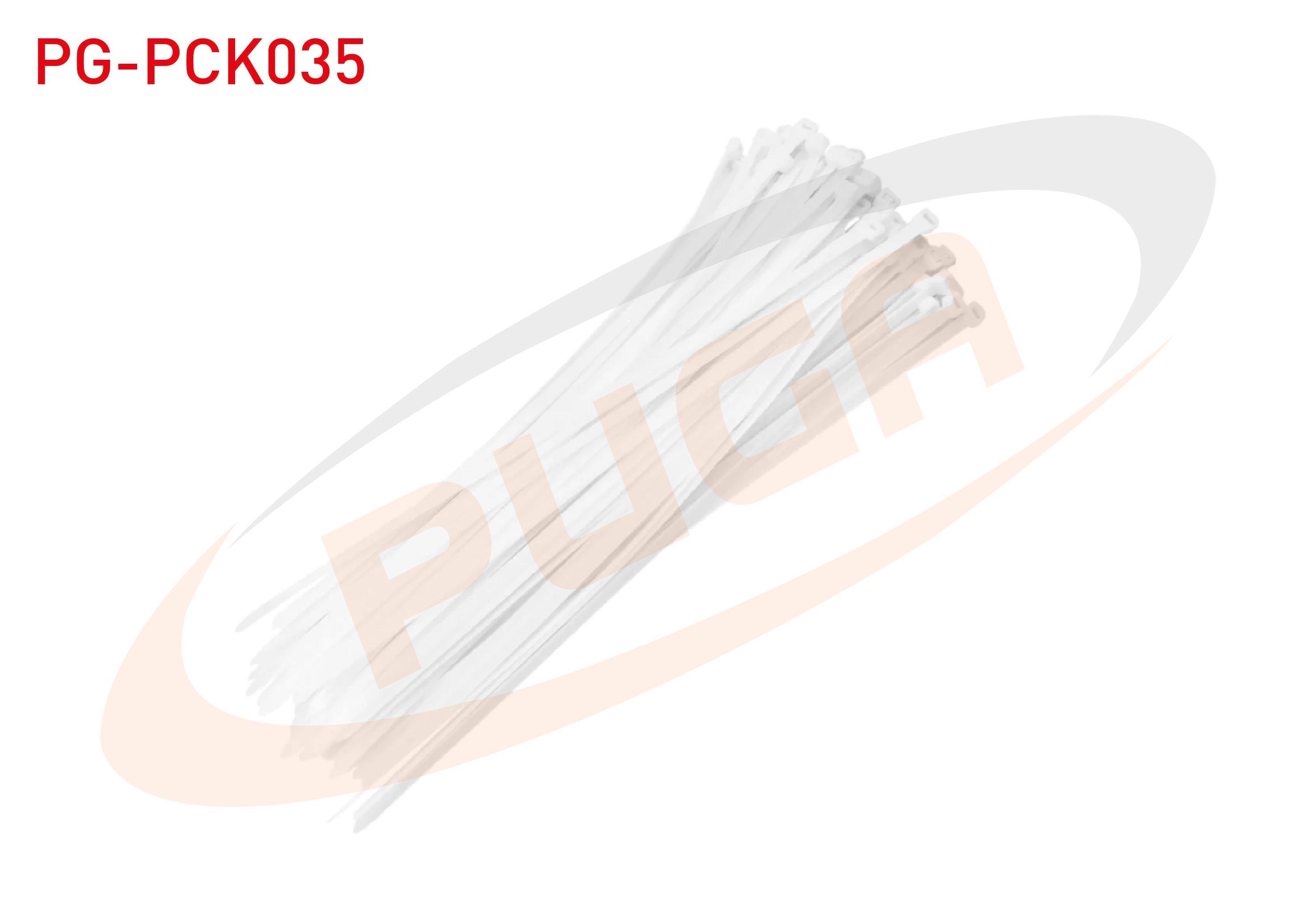 PLASTIK KELEPCE BEYAZ 8 X 380