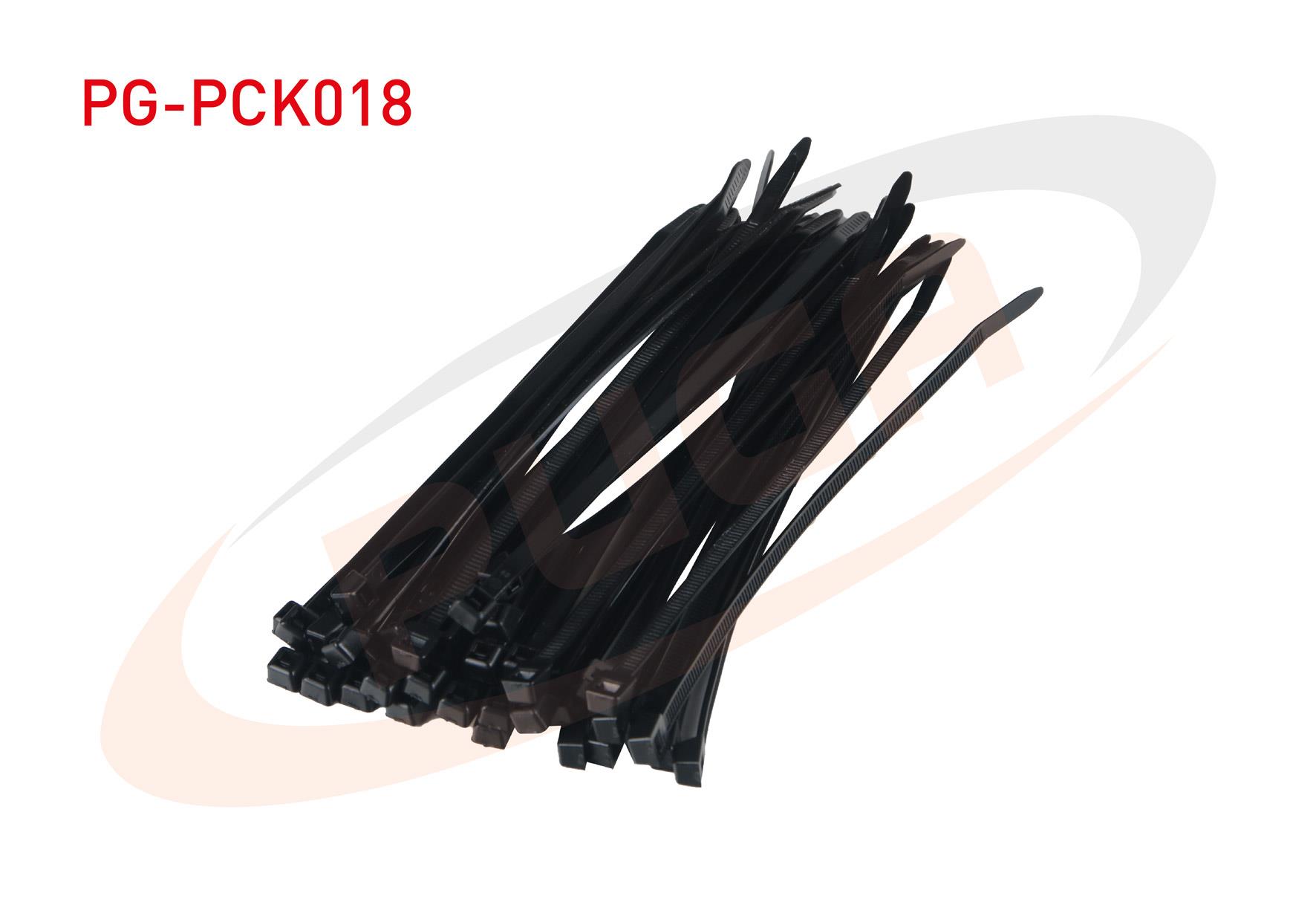 PLASTIK KELEPCE SIYAH 3,6 X 370