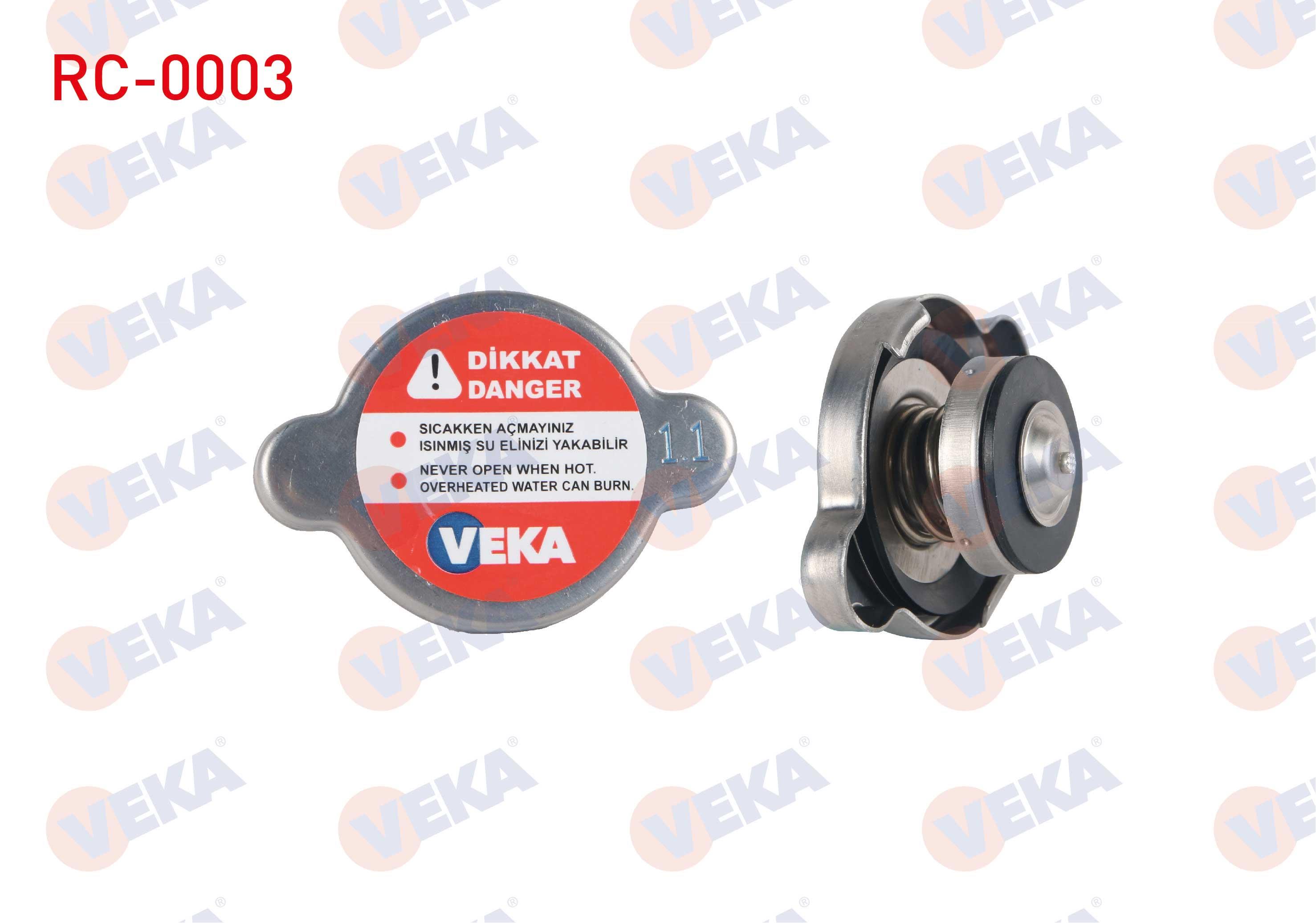 RADYATOR KAPAGI UNIVERSAL BUYUK 1.1 BAR CAP 45.5mm