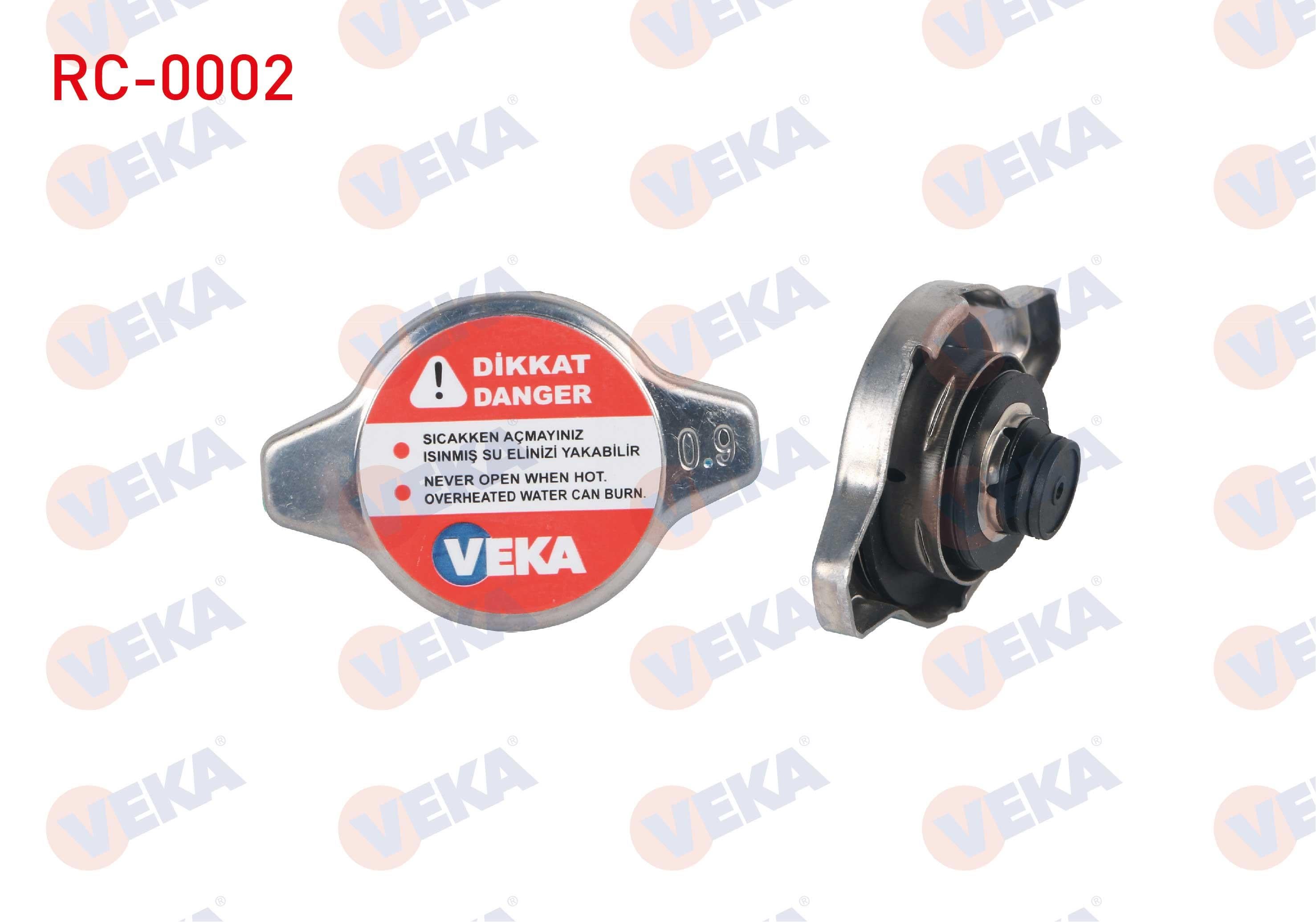 RADYATOR KAPAGI UNIVERSAL KUCUK 0.9 BAR CAP 43.5mm