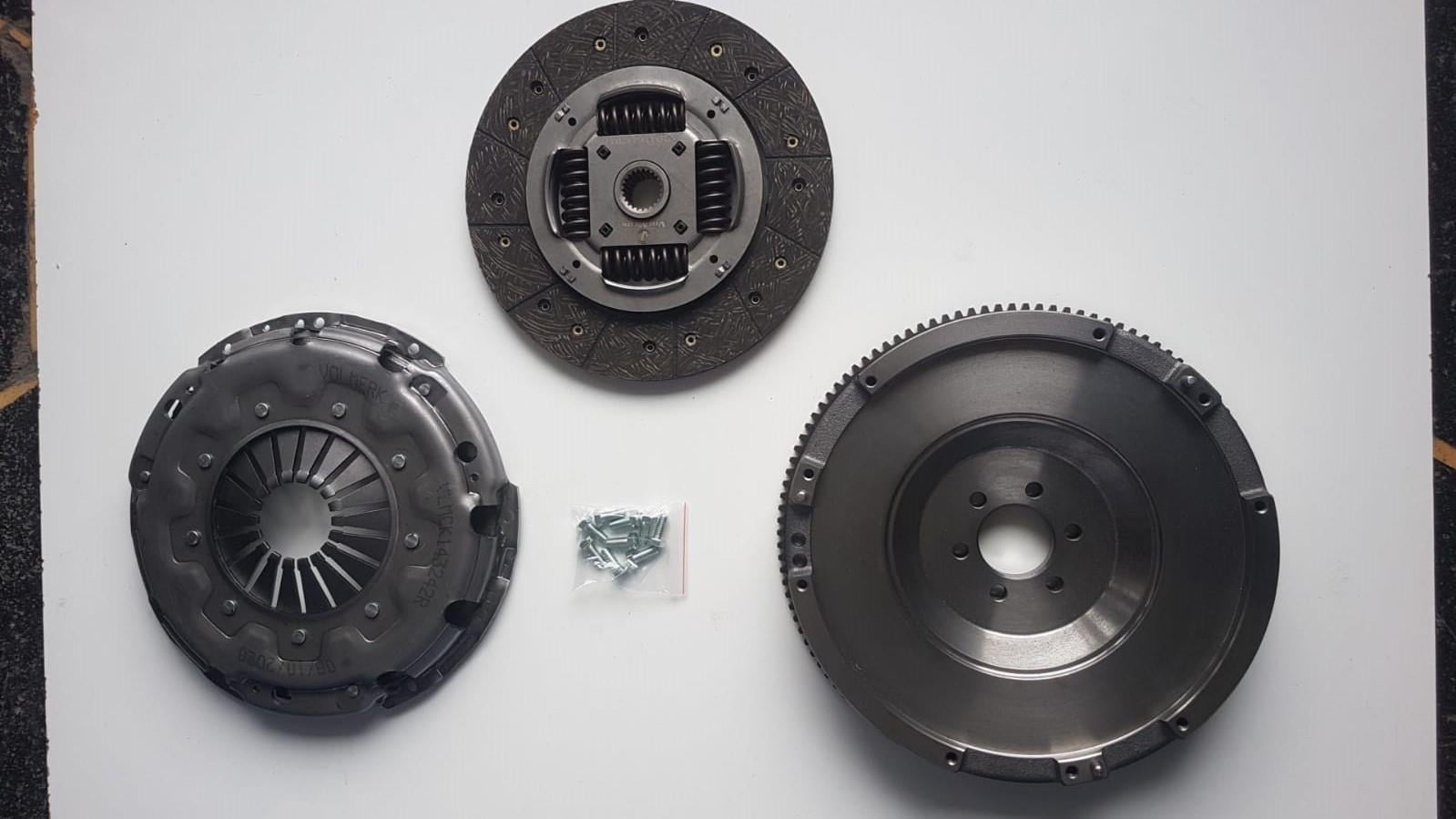 SABIT VOLANTLI KIT VOLANT+BASKI+BALATA MONDEO/SMAX/VOLVO S60-S80-V60-V70 1,6 TDCI FM51 6477 DD 6366000015 31325408 6366000012 1916431