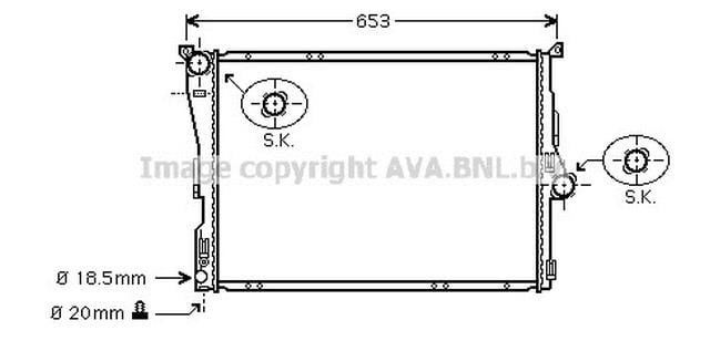 SU RADYATÖRÜ   E83 M57N-N47