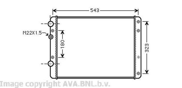 SU RADYATÖRÜ AMF POLO 3 1.4 TDİ