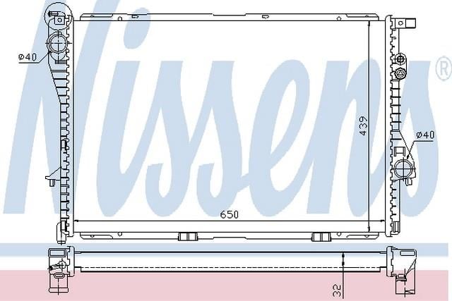 SU RADYATÖRÜ MAN 525-TDS-725TDS E38-39 M51