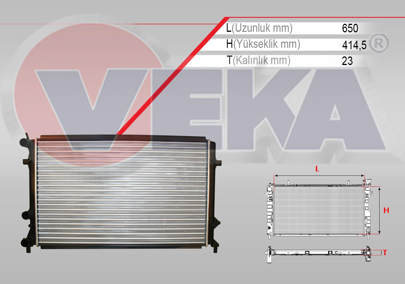 SU RADYATÖRÜ MEKANİK JETTA 4 1.6 M-T 2011-