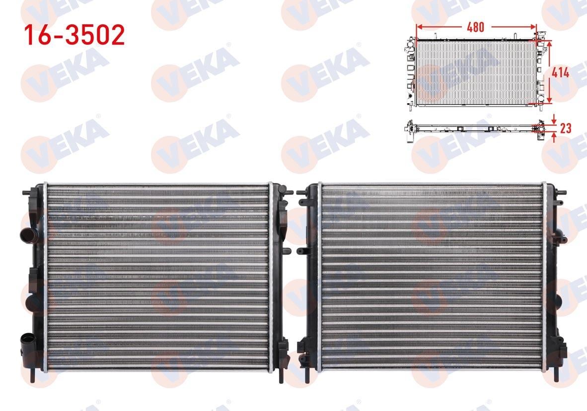 SU RADYATORU MEKANIK M-T RENAULT CLIO II 1.5 DCI - 1.4 - 1.6 1998-2005 / KANGOO 1.5 DCI 1998-2008 / SYMBOL II 1.5 DCI 2008-2012 / DACIA LOGAN 1.5 DCI