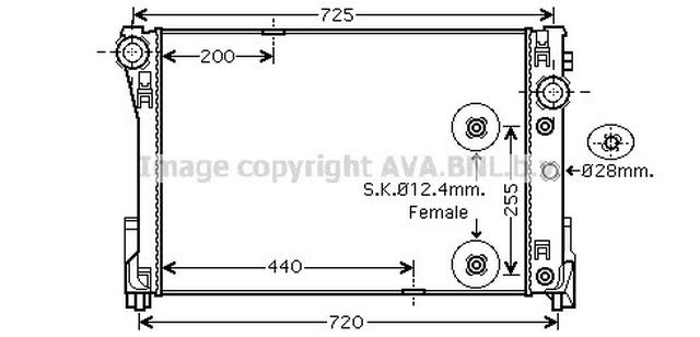 SU RADYATÖRÜ OTOMATİK  204 271-646