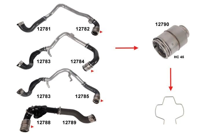 TURBO BORUSU SEKMANI MASTER III MOVANO B II 2.3 CDTI RWD M9T 700 - M9T 702 144605171R 1446300Q2F 1446000Q3K GM 95519365 GM 95529993144603730R 14460466