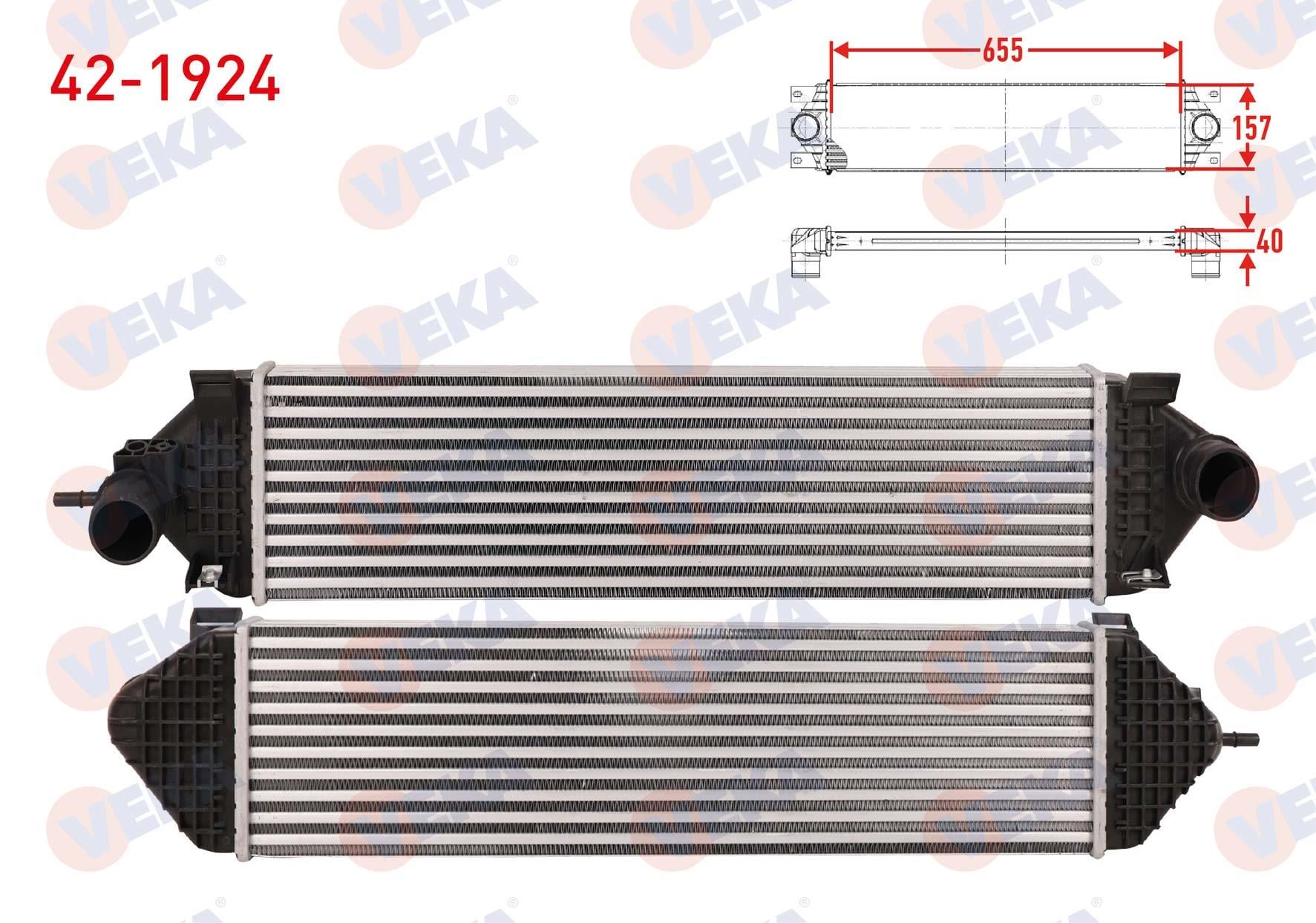 TURBO RADYATORU (INTERCOOLER) FORD C-MAX II 1.6 ECOBOOST 150 hp 2010-