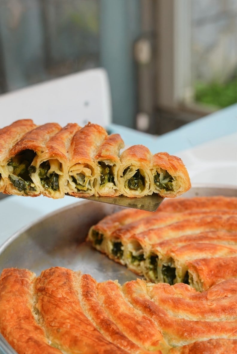 Pişirilmiş Ispanaklı Boşnak Böreği