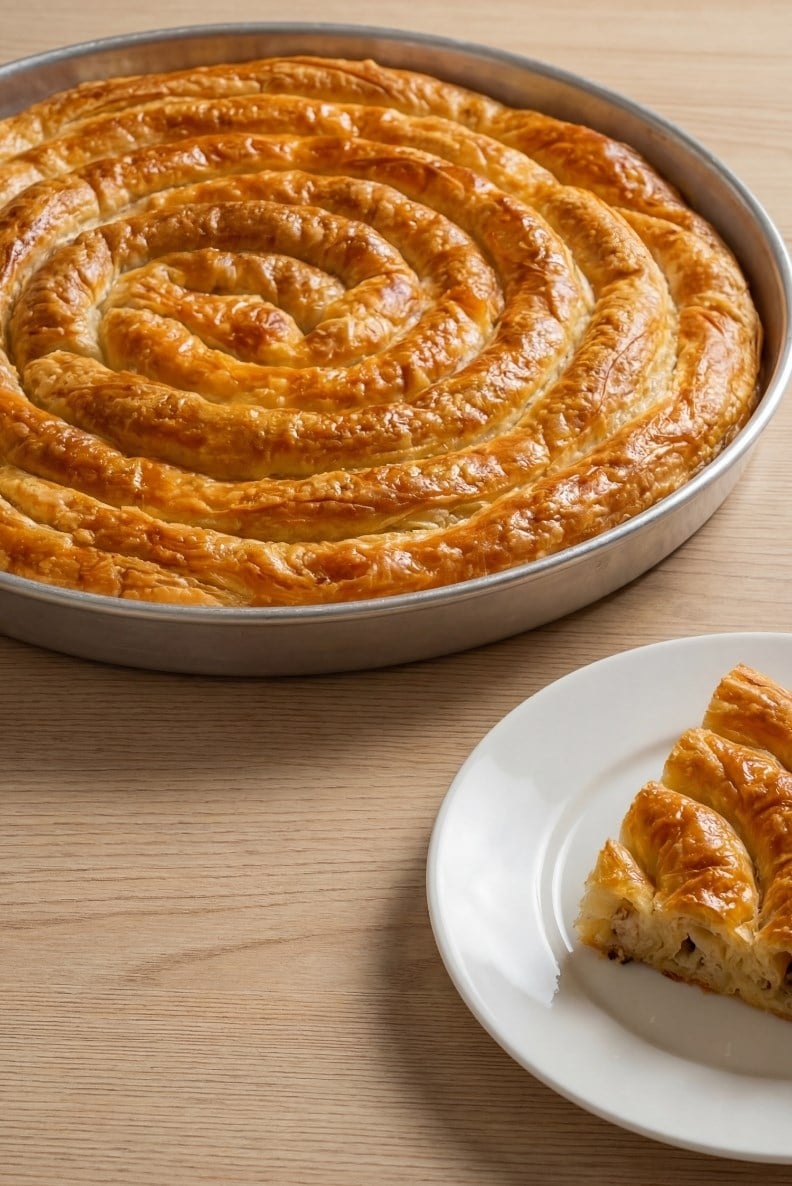 Pişirilmiş Patatesli Boşnak Böreği