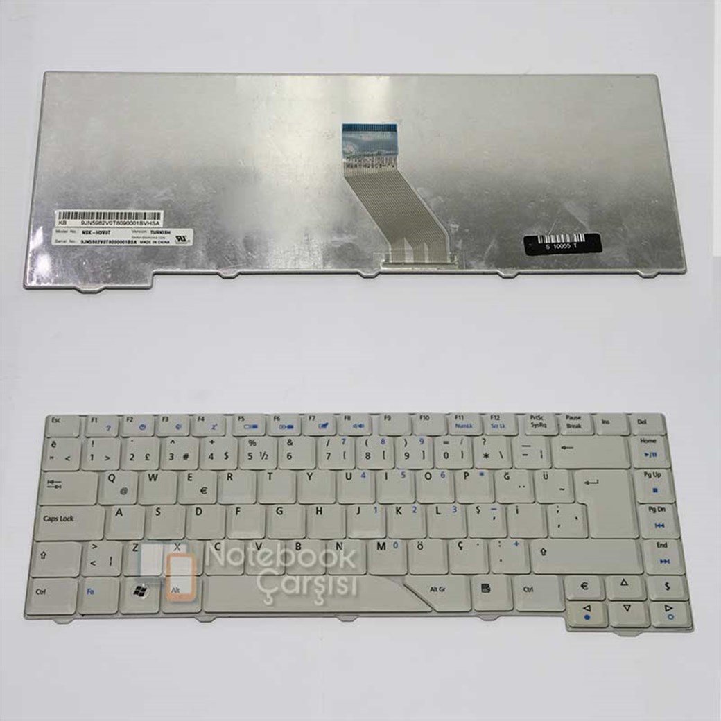 ACER ASPIRE 6316/4710/9520/5920/5520 NOTEBOOK KLAVYE BEYAZ TR-Q
