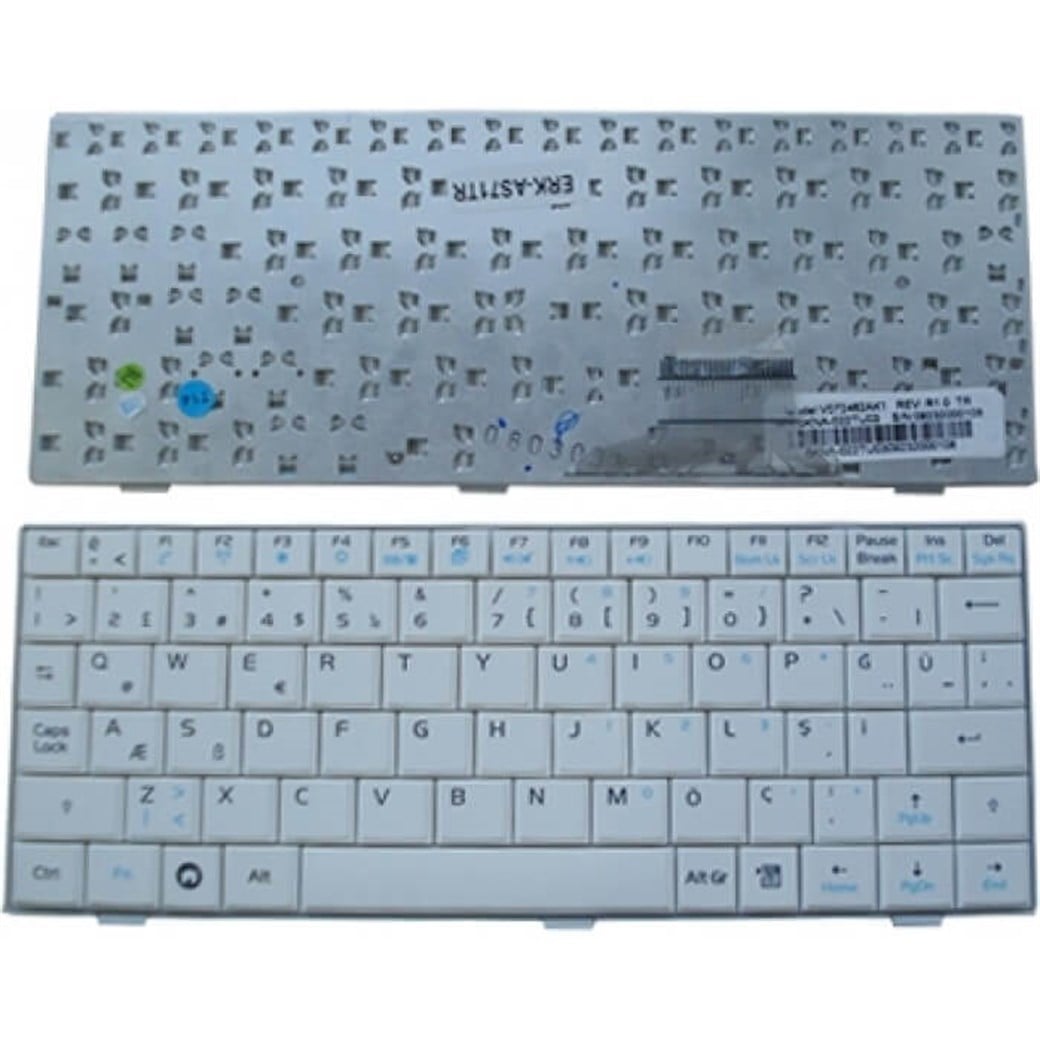 ASUS V072462BK2 EEEPC 700 NOTEBOOK KLAVYE BEYAZ TR-Q
