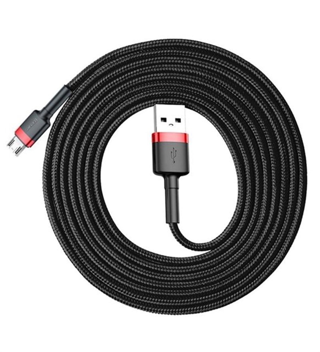 Baseus Cafule Micro Usb 3metre Uzun Halat Usb Şarj Kablo