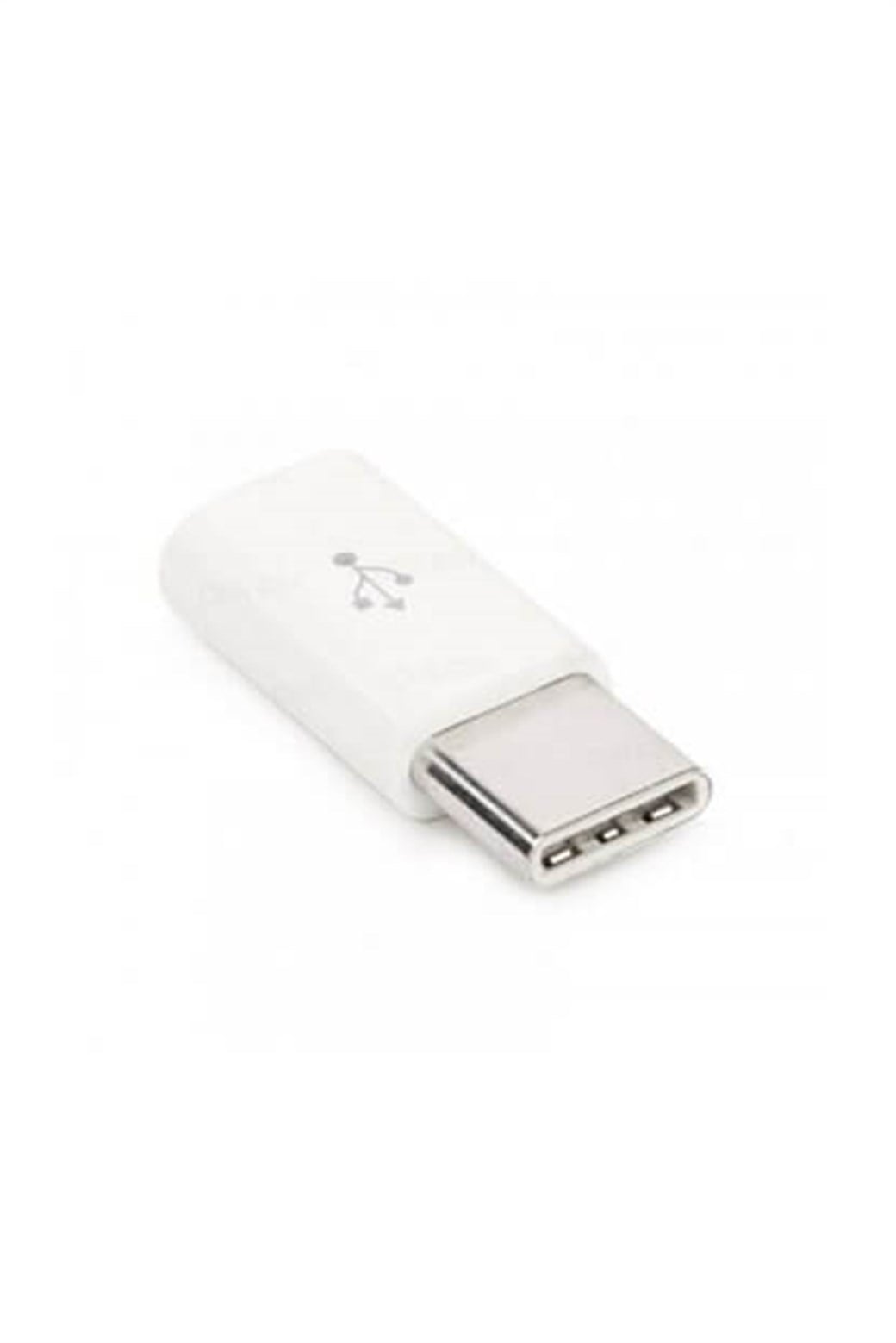 Dark USB3.1 TypeC Erkek - Micro USB2.0 Dişi Dönüştürücü Beyaz