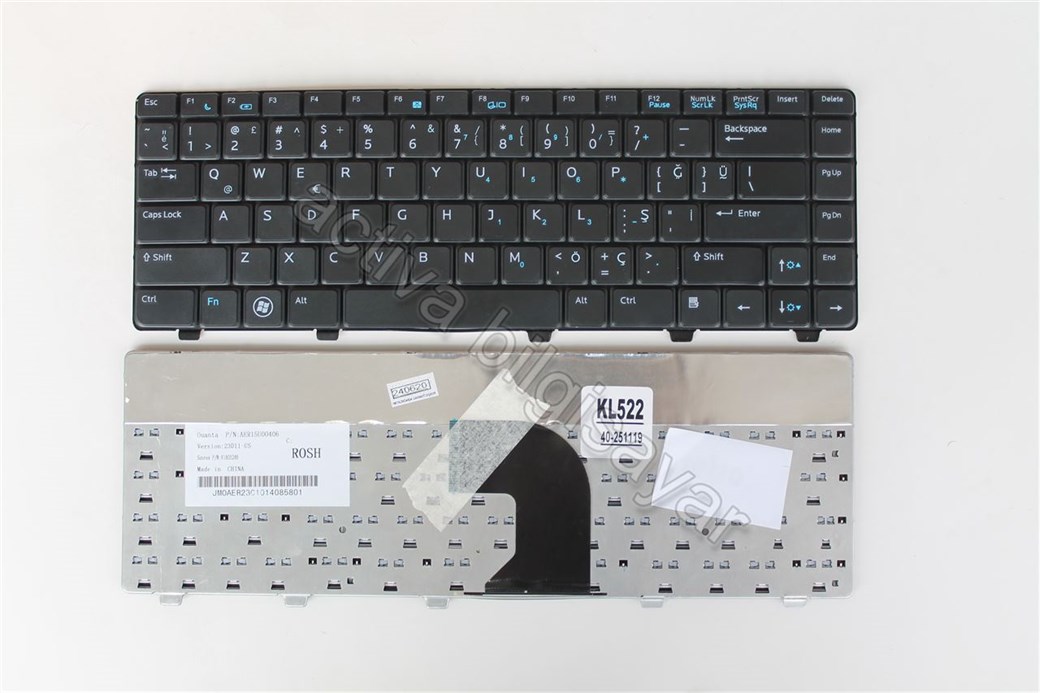 DELL VESTRO V3300 NOTEBOOK KLAVYE SİYAH (TR-Q)