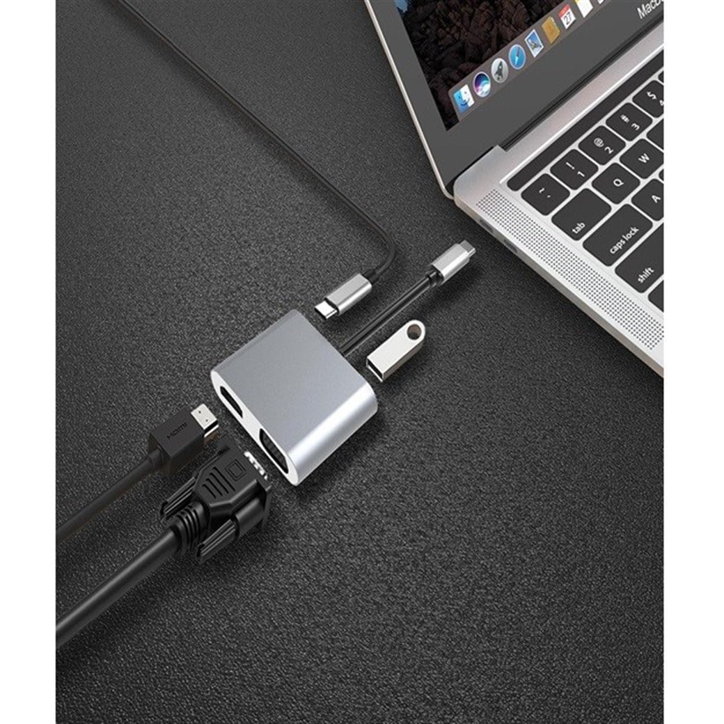 DEXİM PREMİUM 4İN1 USB-C HUB DHU0004