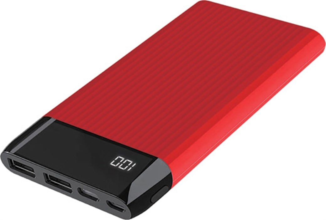 DEXIM SY15 HIZLI 10.000mAh POWERBANK KIRMIZI