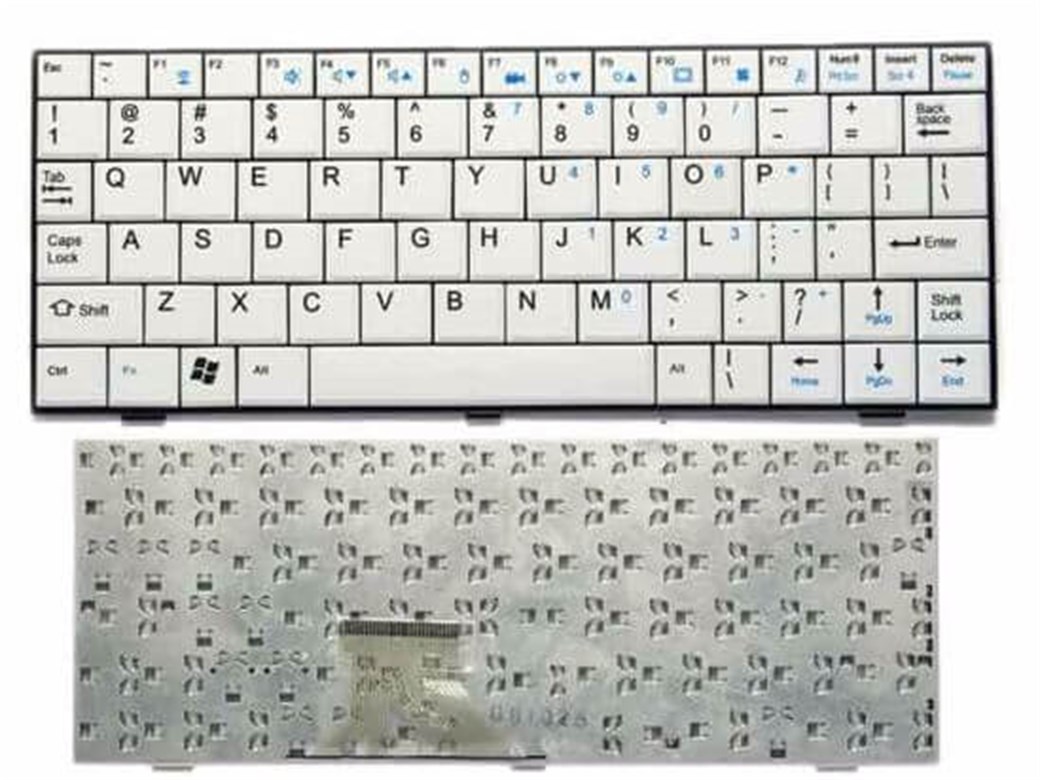 FUJITSU M1010 NOTEBOOK KLAVYE SİYAH-BEYAZ TR-Q