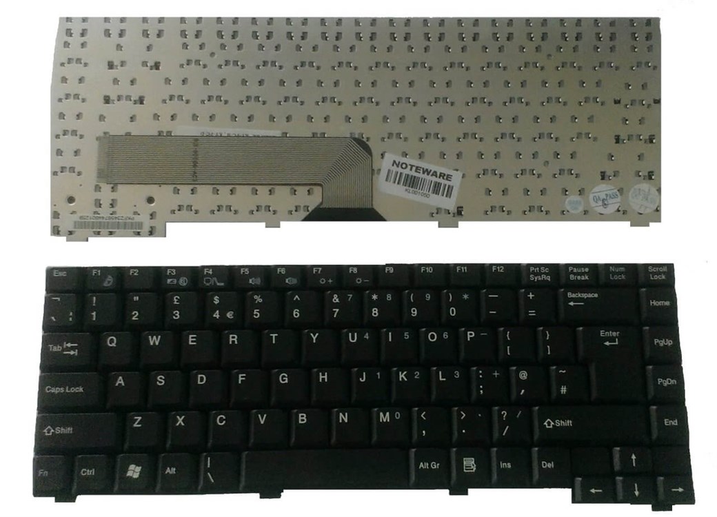 FUJITSU PI1536 M4438 NOTEBOOK KLAVYE SİYAH EN-Q