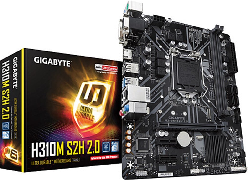 GIGABYTE H310M S2H 2.0 INTEL 1151 PIN 2666 MHZ DDR4