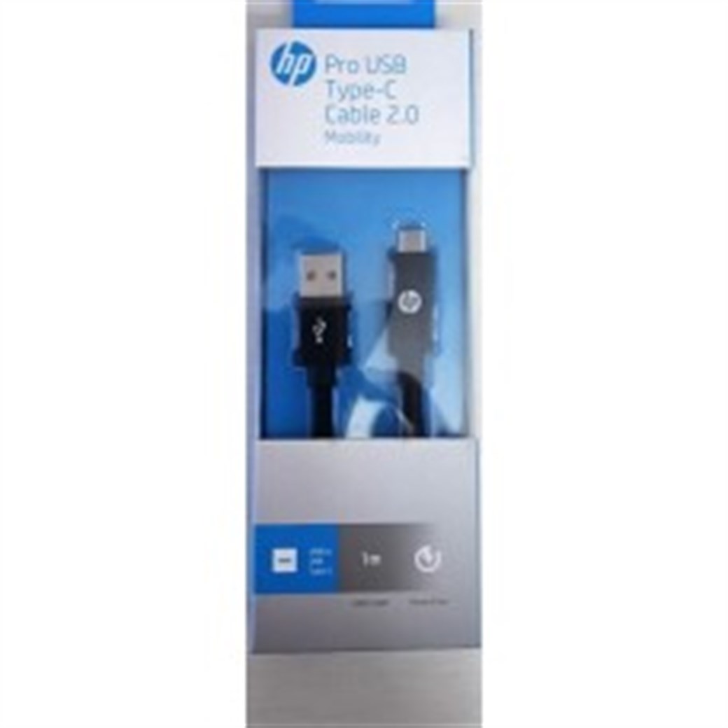 HP Pro USB Type-C Cable 2.0 BLK 1.0m Siyah