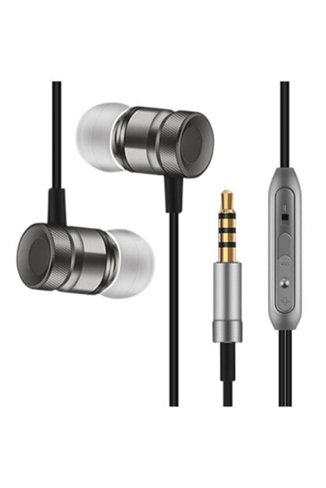 MAGIC METAL PİSTON MİKROFONLU KULAKLIK SİYAH,GRİ